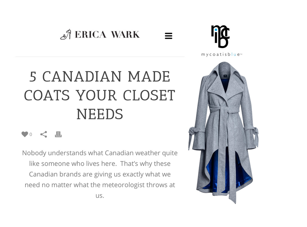 ERICAONFASHION - 5 CANADIAN MADE COSTS YOUR CLOSET NEEDS